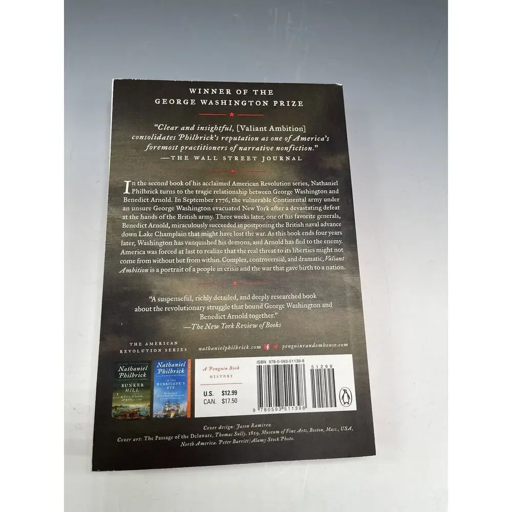 Valiant‎ Ambition: by Nathaniel Philbrick Paperback Book